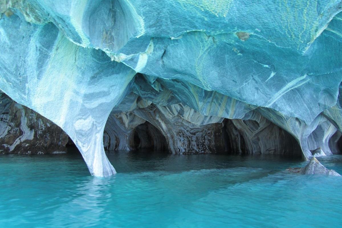 patagonia elopement wedding location - marble caves